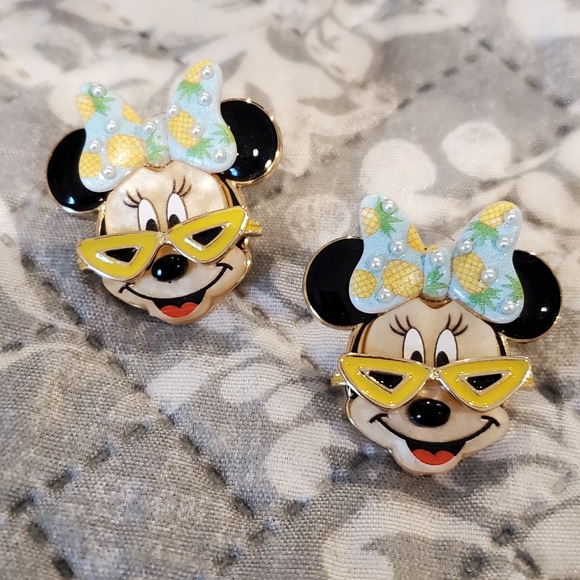 Disney Jewelry - Disney Retro Minnie Mouse Earrings